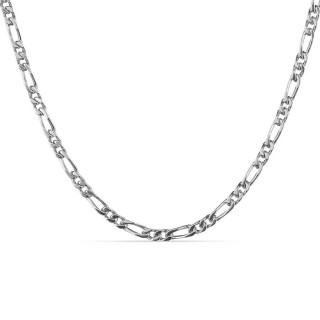 Cadena de plata para hombre programada 2x1 4MM