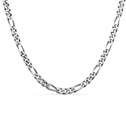 Corrente em prata homem programado 3x1 5MM