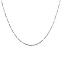 Cadena de plata para hombre programada 3x1 2MM