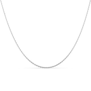 Cadena de plata forzada de 1,30 mm
