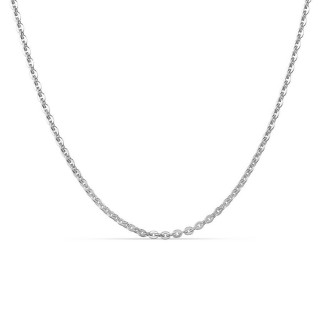 Cadena forzada de plata de ley 925