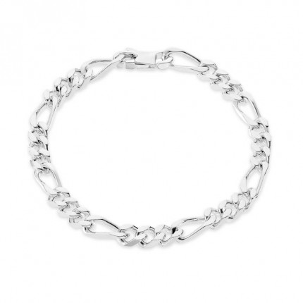 Pulseira em prata programada 3X1 15MM