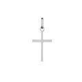 Pendente em ouro branco 9K de cruz