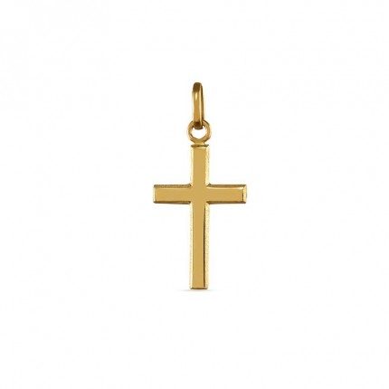 Colgante de oro amarillo 9K en cruz