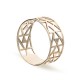 Anillo de oro amarillo 9 KT perforado