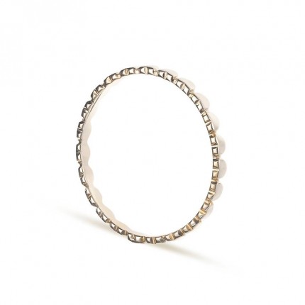 Anillo de oro amarillo 9 KT con corazones