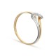 Anillo de oro 9 KT zigzag