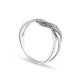 Anillo plata circonita