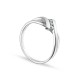 Anillo de plata con 3 circonitas