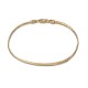 Corrente em ouro amarelo 9 kt de malha