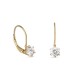 Pendientes de oro amarillo 9 KT con circonita