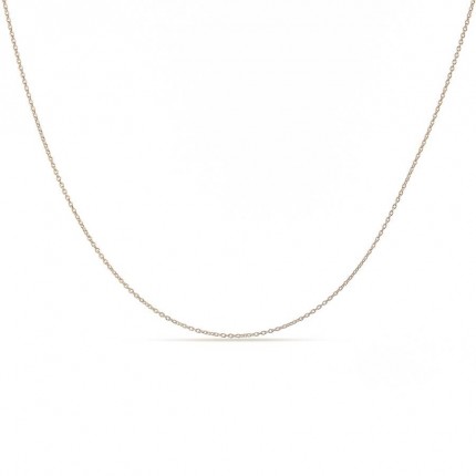 Cadena forzada en oro amarillo 9K