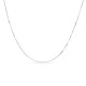 Cadena de oro blanco 9 KT y 0.85mm de grosor