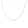 Cadena de oro blanco 9 KT, 1,15 mm