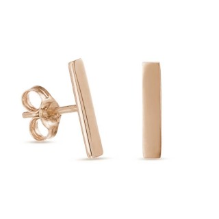 Brincos em ouro amarelo 9 kt com barras