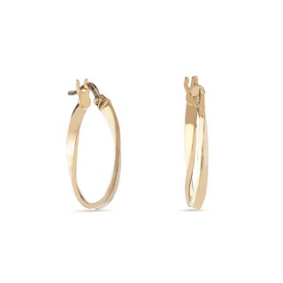 Argolas em ouro amarelo 9 kt de 15mm