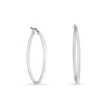 Argolas em ouro branco 9 kt de 30mm