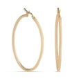 Argolas em ouro amarelo 9 kt de 35mm