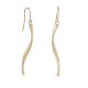 Pendientes de oro amarillo 9 KT retorcidos