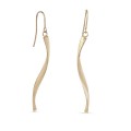 Brincos em ouro amarelo 9 kt retorcidos