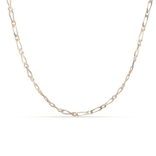 Cadena alternada 3MM de oro amarillo 9 KT