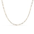 Cadena alternada 3MM de oro amarillo 9 KT