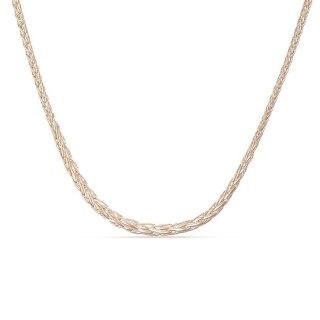 Cadena palmera de oro amarillo 9 KT