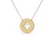 Collar de oro amarillo 9 KT de 40cm con ángel