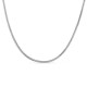 Cadena ajustable de oro blanco 9K