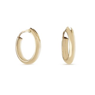 Pendientes Aro de oro amarillo 9 KT de 11mm