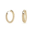 Argolas em ouro amarelo 9 kt de 10mm