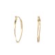Pendientes Aro de oro amarillo 9 KT retorcidos