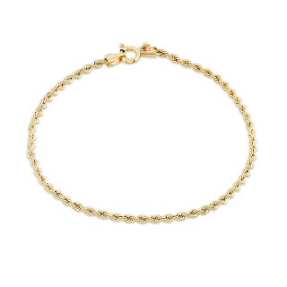 Corrente em ouro amarelo 9K cordão 2 mm