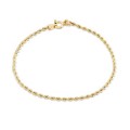 Corrente em ouro amarelo 9K cordão 2 mm