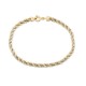 Cadena de oro bicolor 9K con cordón veneciano 3.5MM