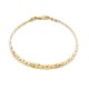 Cadena de oro amarillo 9K con haricot 3.5MM