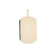 Pendente em ouro amarelo 9K com placa