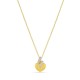 Collar bañado en oro y espiral ciritas