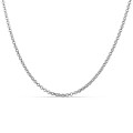 Collar de plata cadena rolo