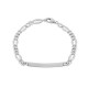 Pulsera Identidad de plata programada 3x1