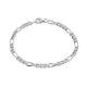 Pulsera de plata programada 3x1 de 18 cm
