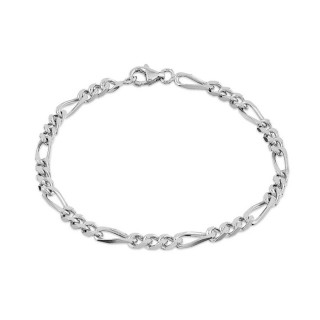Pulsera de plata programada 3x1 de 18 cm