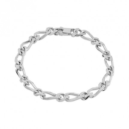 Pulseira em prata programada 1x1