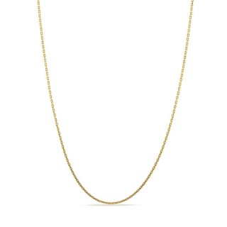 Cadena forzada de oro amarillo 9K