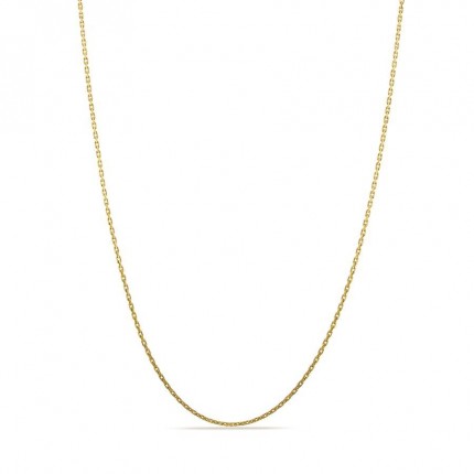 Cadena forzada de oro amarillo 9K