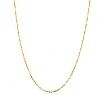 Fio forçada em ouro amarelo 9K diamante
