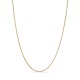 Cadena gourmette de oro amarillo 9K diamantada