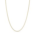 Cadena gourmette de oro amarillo 9K diamantada