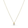 Colar em ouro amarelo 9K de 42 cm com zircónia 5.5 mm