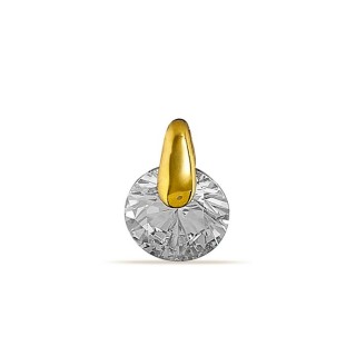 Colgante oro amarillo 9K y circonita